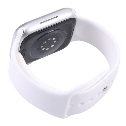 For Apple Watch Series 8 45mm Black Screen Non-Working Fake Dummy Display Model(White) - Watch Model by buy2fix | Online Shopping UK | buy2fix