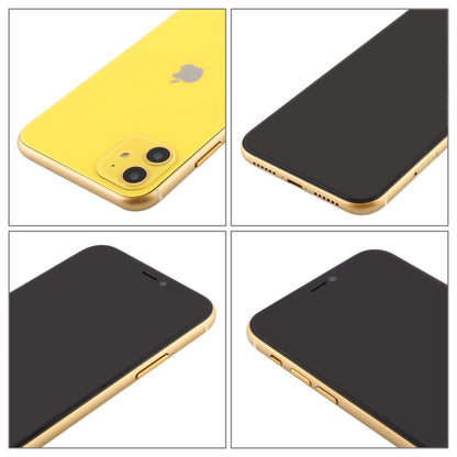 For iPhone 11 Black Screen Non-Working Fake Dummy Display Model (Yellow) - For iPhone & iPad by buy2fix | Online Shopping UK | buy2fix