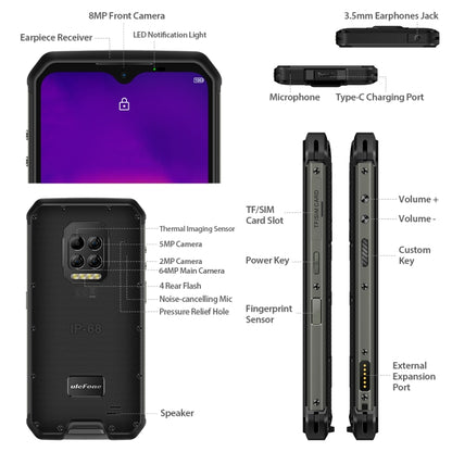 Ulefone Armor 9 Rugged Phone, Thermal Imaging Camera, 8GB+128GB - Ulefone by Ulefone | Online Shopping UK | buy2fix