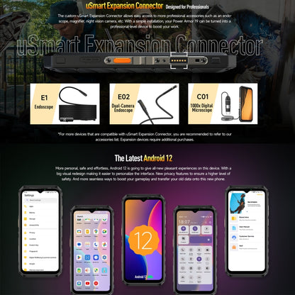 Ulefone Power Armor 19 Rugged Phone, Non-contact Infrared Thermometer, 108MP Camera, 12GB+256GB - Ulefone by Ulefone | Online Shopping UK | buy2fix