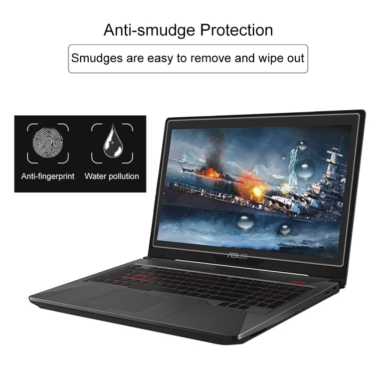 Laptop Screen HD Tempered Glass Protective Film for ASUS FX503 15.6 inch - Screen Protection Film by buy2fix | Online Shopping UK | buy2fix