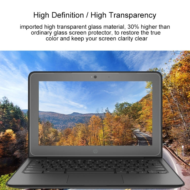 Laptop Screen HD Tempered Glass Protective Film for HP Chromebook 11 G6 EE 11.6 inch -  by buy2fix | Online Shopping UK | buy2fix