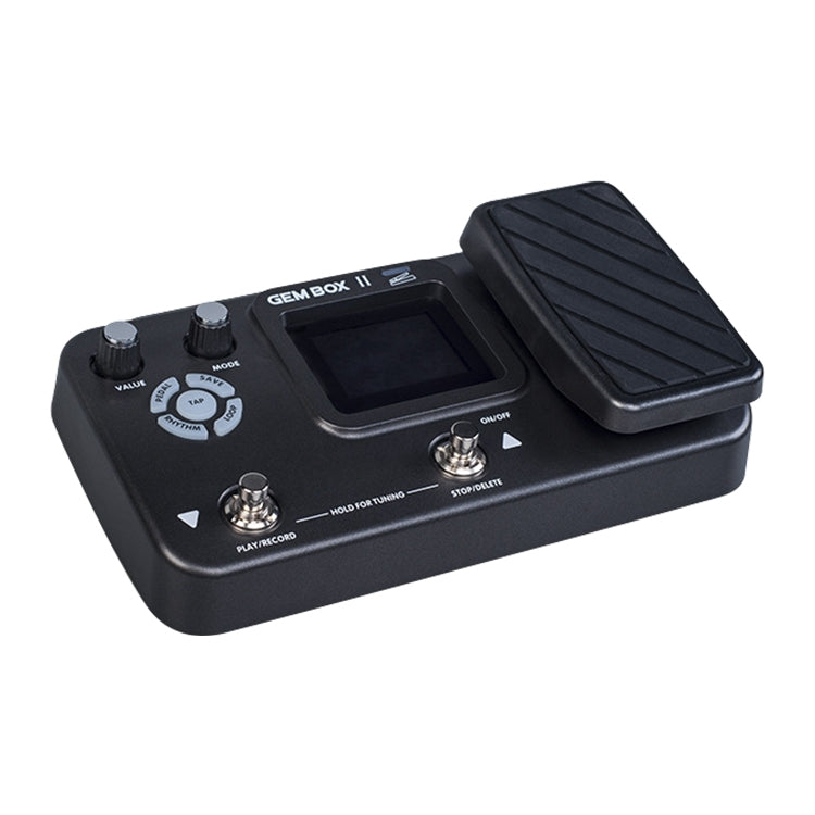 JOYO GEM-BOX2 Multifunctional Integrated Electric Acoustic Guitar Effector with Pedal and Drum Machine - Guitar Tuner Accessories by JOYO | Online Shopping UK | buy2fix