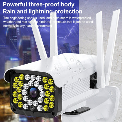 Difang DF-36Q Outdoor HD Surveillance IP Camera, Support Voice Intercom & Night Vision & Human Figure Detection & TF Card, WiFi + HD PTZ Rotation, EU Plug - Security by Difang | Online Shopping UK | buy2fix