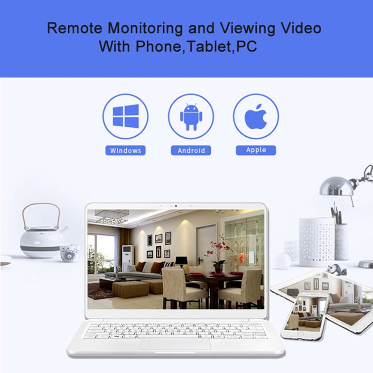 Anpwoo YT001 720P HD WiFi IP Camera with 6 PCS Infrared LEDs, Support Motion Detection & Night Vision & TF Card(Max 64GB) - Security by Anpwoo | Online Shopping UK | buy2fix