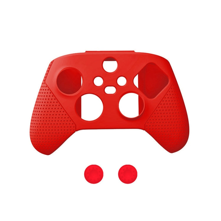 DOBE TYX-0626 Anti-slip Silicone Handle Protective Cover For Xbox Series X(Red) - Cases by DOBE | Online Shopping UK | buy2fix