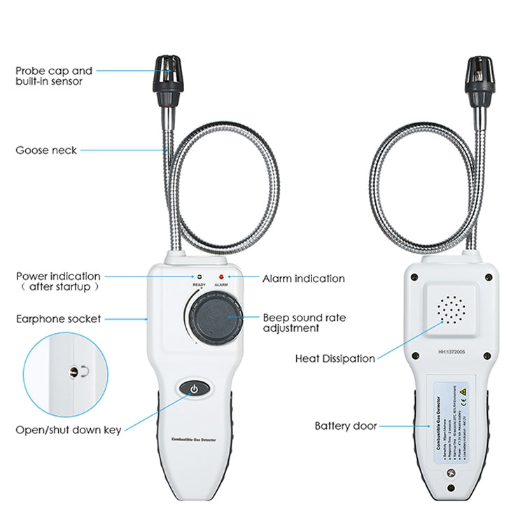 GM8800B Portable Combustible Gas Detector - Consumer Electronics by buy2fix | Online Shopping UK | buy2fix