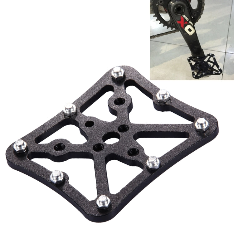 Single Road Bike Universal Clipless to Pedals Platform Adapter for Bike MTB, Size: Small(Black) -  by buy2fix | Online Shopping UK | buy2fix