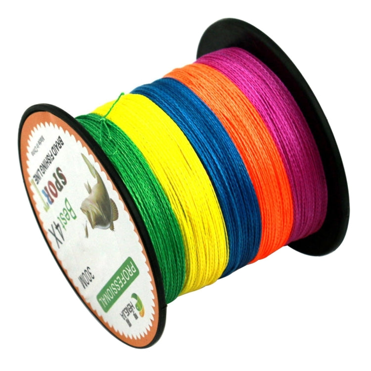 HENGJIA Colorful 2.0# 0.24mm 28LB 11.3kg Tension 300m Extra Strong 4 Shares Braid PE Fishing Line Kite Line - Fishing Lines & Ropes by HENGJIA | Online Shopping UK | buy2fix