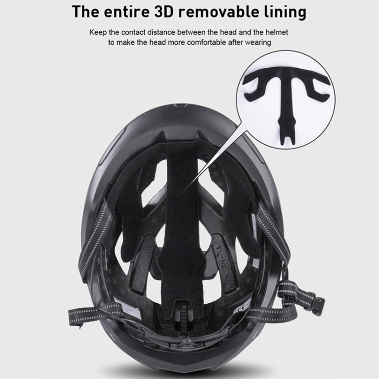 GUB SV10 PC + EPS Breathable Bike Helmet Cycling Helmet With Taillights (Titanium Color) - Protective Helmet & Masks by GUB | Online Shopping UK | buy2fix