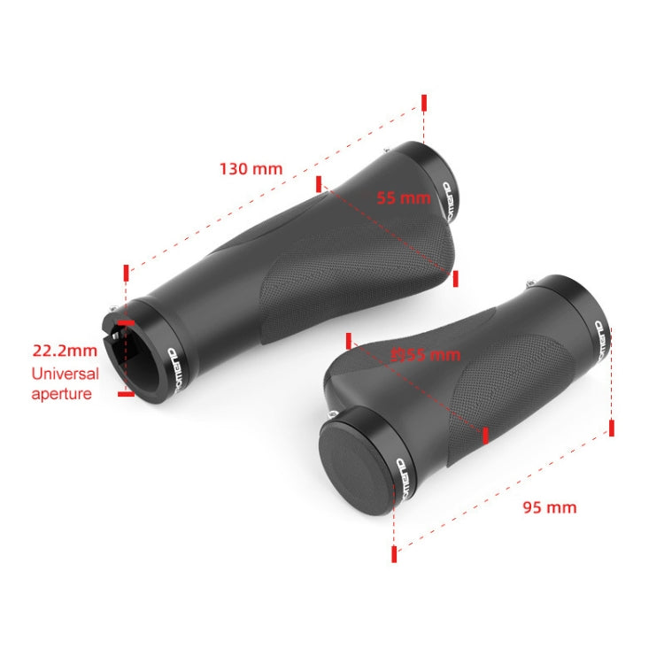 PROMEND GR-506 1 Pair Rubber Ergonomic Ball Bicycle Grip Cover (90mm+130mm) - Outdoor & Sports by PROMEND | Online Shopping UK | buy2fix