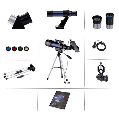 WR852-3 16x/66x70 High Definition High Times Astronomical Telescope with Tripod & Phone Fixing Clip & Moon Filter(White) - Monocular Binoculars by buy2fix | Online Shopping UK | buy2fix