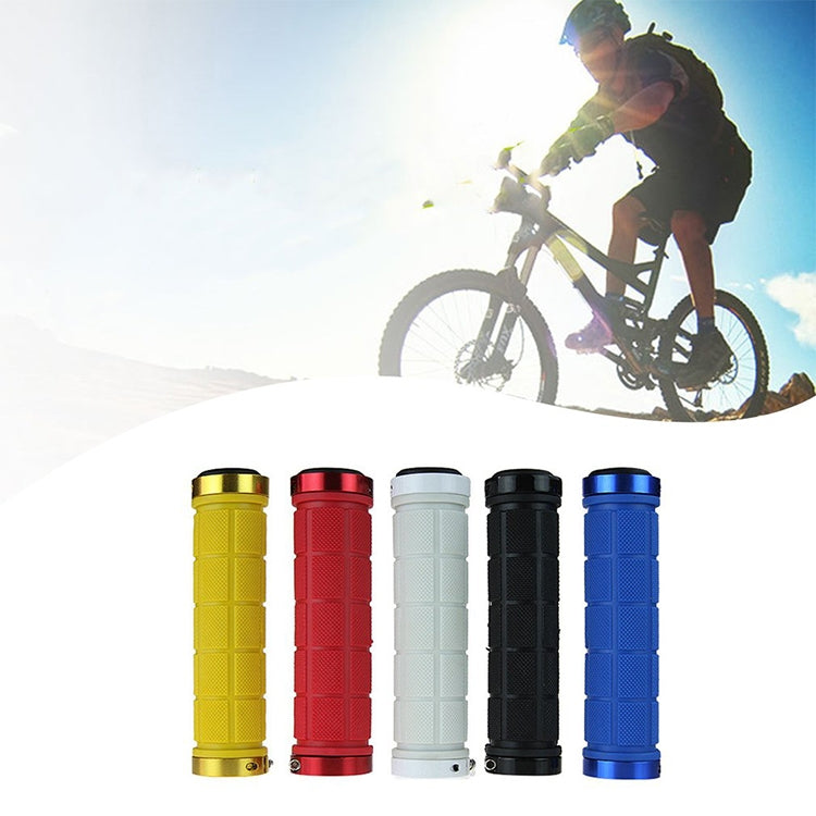 BaseCamp BC-607 1 Pair Bicycle MTB Bike Lock-on Rubber Handlebar Grips (Blue) - Outdoor & Sports by buy2fix | Online Shopping UK | buy2fix