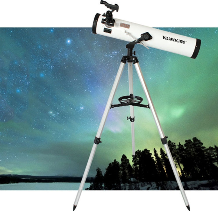 Visionking High Quality Astronomy (700/76mm) 3 inch Telescope Newtonian Reflector Astronomical Space Telescope - Monocular Binoculars by VISIONKING | Online Shopping UK | buy2fix