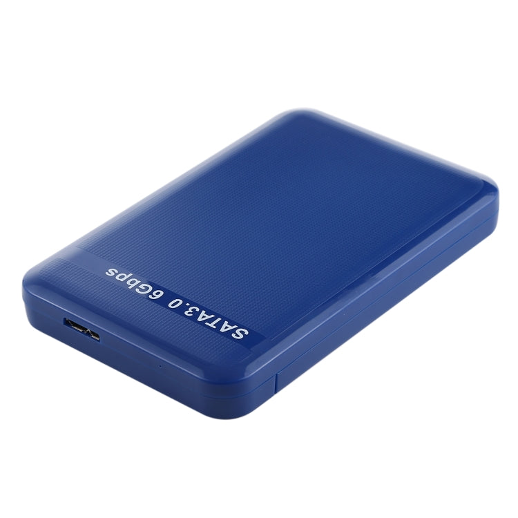 2.5 inch HDD Enclosure 6Gbps SATA 3.0 to USB 3.0 Hard Disk Drive Box External Case(Blue) - HDD Enclosure by buy2fix | Online Shopping UK | buy2fix