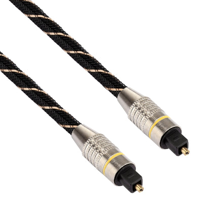 1.5m OD6.0mm Gold Plated Metal Head Woven Net Line Toslink Male to Male Digital Optical Audio Cable -  by buy2fix | Online Shopping UK | buy2fix