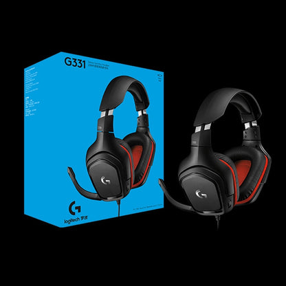 Logitech G331 Dolby 7.1 Surround Sound Stereo Folding Noise Reduction Competition Gaming Headset - Multimedia Headset by Logitech | Online Shopping UK | buy2fix