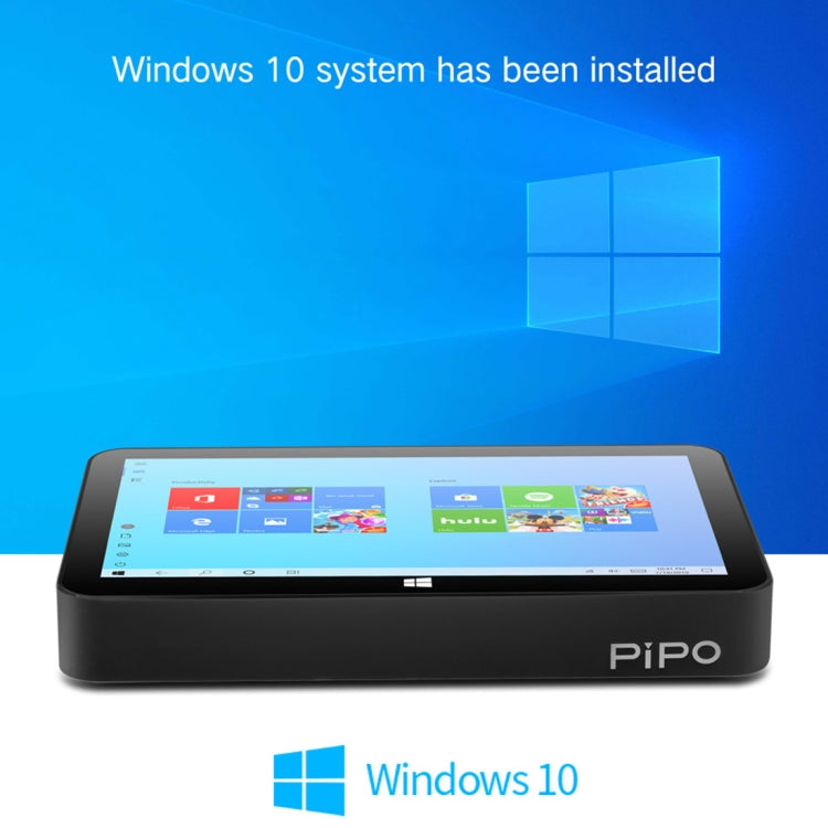 PiPo X11 TV Box Style Tablet Mini PC, 3GB+64GB, 9.0 inch Windows 10 Intel Celeron N4020 Quad Core up to 2.8GHz, US/EU Plug(Black) - Windows Mini PCs by PiPo | Online Shopping UK | buy2fix