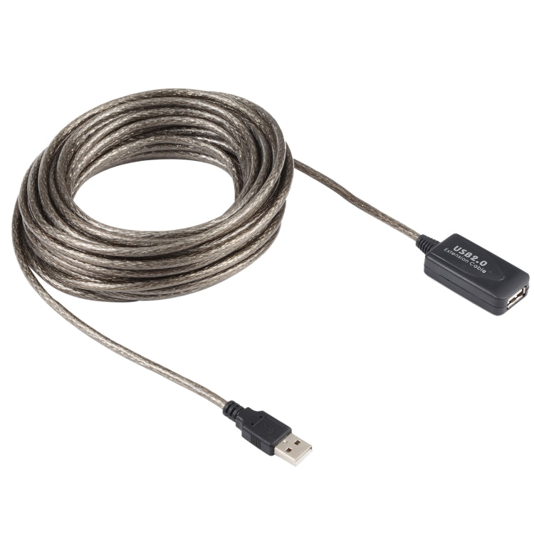 USB 2.0 Active Extension Cable, Length: 15m - USB Cable by buy2fix | Online Shopping UK | buy2fix