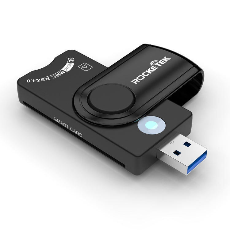 ROCKETEK CR310 USB 2.0 + TF Card + SD Card + SIM Card + Smart Card Multi-function Card Reader -  by ROCKETEK | Online Shopping UK | buy2fix