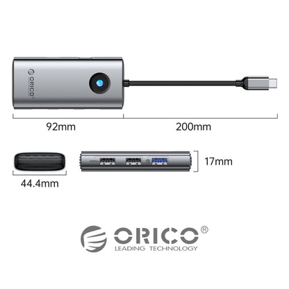 ORICO PW11-6P Type-C / USB-C 6-in-1 5Gbps Multifunction Docking Station (Silver) - Computer & Networking by ORICO | Online Shopping UK | buy2fix