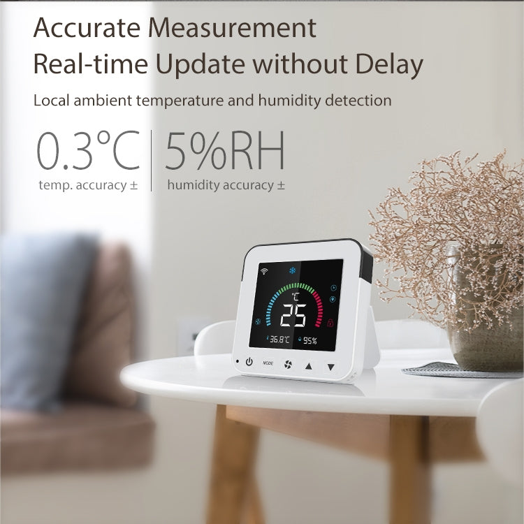 NEO NAS-RT01W WiFi Smart Color Screen Infrared Air Conditioner Controller Thermostat(White) - Consumer Electronics by NEO | Online Shopping UK | buy2fix