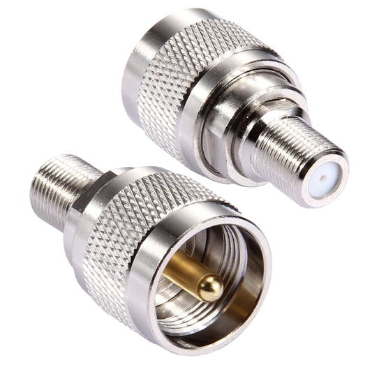 F Female to UHF Male Connector -  by buy2fix | Online Shopping UK | buy2fix