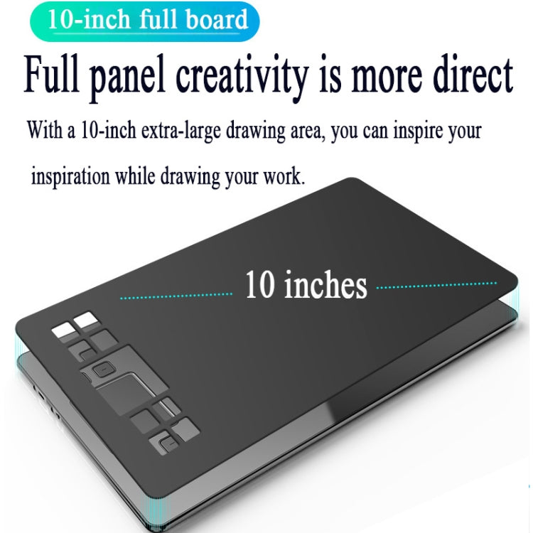 VEIKK A50 10x6 inch 5080 LPI Smart Touch Electronic Graphic Tablet, with Type-c Interface - Consumer Electronics by VEIKK | Online Shopping UK | buy2fix