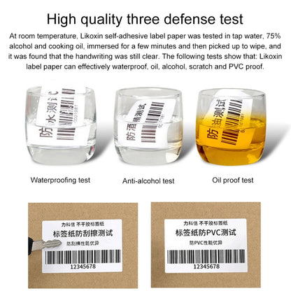 2pcs 80mm x 40mm 800 Sheets Self-adhesive Thermal Barcode Label Paper - Consumer Electronics by buy2fix | Online Shopping UK | buy2fix