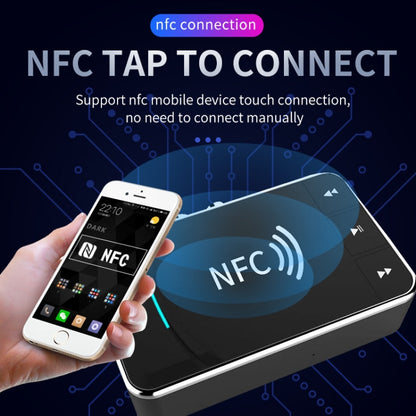 N100 NFC Desktop Bluetooth 5.0  Receiver & Transmitter Car Bluetooth Speaker Audio Adapter(Black) - Apple Accessories by buy2fix | Online Shopping UK | buy2fix