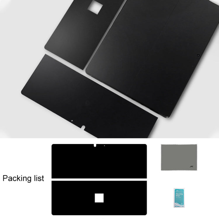 Tablet PC Shell Protective Back Film Sticker for Microsoft Surface Pro X (Black) - Computer & Networking by buy2fix | Online Shopping UK | buy2fix