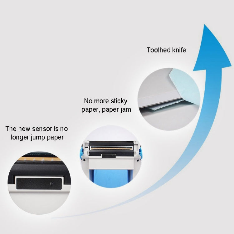 GPRINTER GP1324D Bluetooth USB Port Thermal Automatic Calibration Barcode Printer, Max Supported Thermal Paper Size: 104 x 2286mm - Consumer Electronics by Gainscha | Online Shopping UK | buy2fix