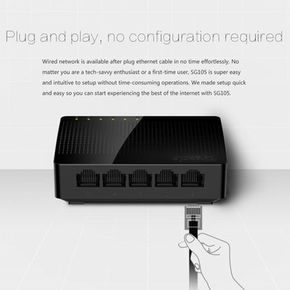 Tenda SG105 Mini 5 Ports 1000Mpbs Fast Gigabit Ethernet Network Switch  LAN HUB - Switch by Tenda | Online Shopping UK | buy2fix