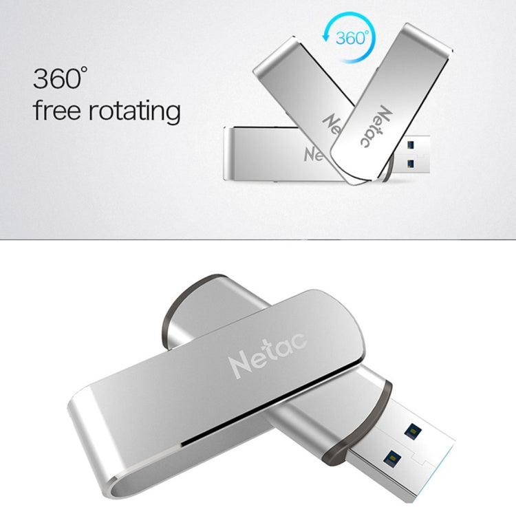 Netac U388 128GB USB 3.0 Twister Secure Encryption Flash Disk - USB Flash Drives by Netac | Online Shopping UK | buy2fix