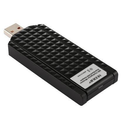 EDUP EP-AC1625 600Mbps 2.4G / 5.8GHz Dual Band Wireless 11AC USB 2.0 Adapter Network Card with 2 Antennas for Laptop / PC(Black) -  by EDUP | Online Shopping UK | buy2fix