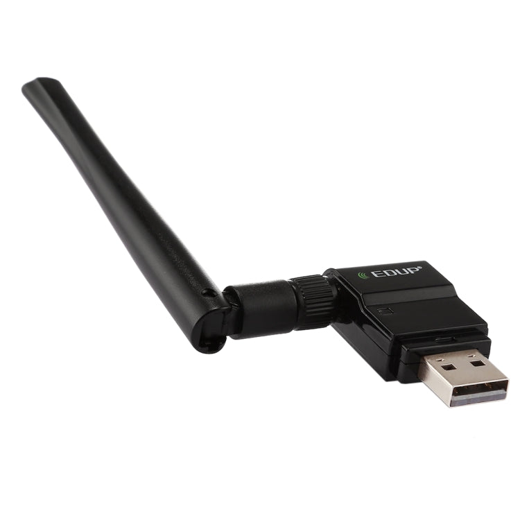 EDUP EP-AC1635 600Mbps Dual Band Wireless 11AC USB Ethernet Adapter 2dBi Antenna for Laptop / PC(Black) - USB Network Adapter by EDUP | Online Shopping UK | buy2fix