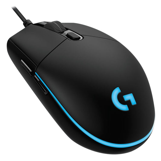 Logitech G Pro 16000DPI RGB Illumination Macro Programming Wired Optical Gaming Mouse, Length: 1.8m (Black) - Computer & Networking by Logitech | Online Shopping UK | buy2fix