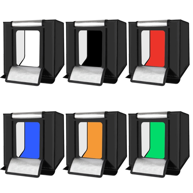 6 PCS PULUZ Collapsible Photography Studio Background, 6 Colors (Black, White, Red, Blue, Orange, Green), Size: 80cm x 40cm -  by PULUZ | Online Shopping UK | buy2fix