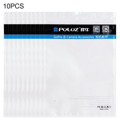 10 PCS PULUZ 25.8cm x 18cm Hang Hole Clear Front White Pearl Jewelry Zip Lock Packaging Bag (Size: L) - DJI & GoPro Accessories by PULUZ | Online Shopping UK | buy2fix