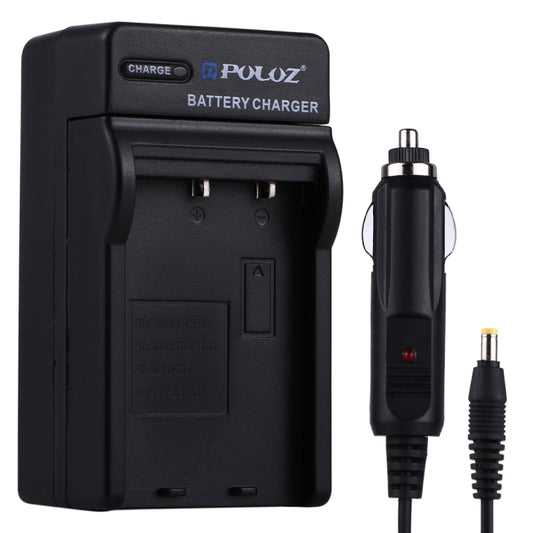 PULUZ Digital Camera Battery Car Charger for Fujifilm NP-60 / NP-30, Kodak K5000 / K5001, Olympus LI-20B, Samsung SLB-1037 / 1137 Battery - Battery Car Charger by PULUZ | Online Shopping UK | buy2fix