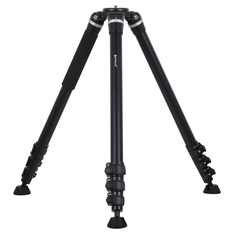 PULUZ 4-Section Folding Legs Metal Tripod Mount for DSLR / SLR Camera, Adjustable Height: 97-180cm - Tripods by PULUZ | Online Shopping UK | buy2fix