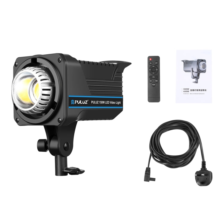 PULUZ 220V 150W Studio Video Light  3200K-5600K Dual Color Temperature Built-in Dissipate Heat System with Remote Control(UK Plug) - Camera Accessories by PULUZ | Online Shopping UK | buy2fix