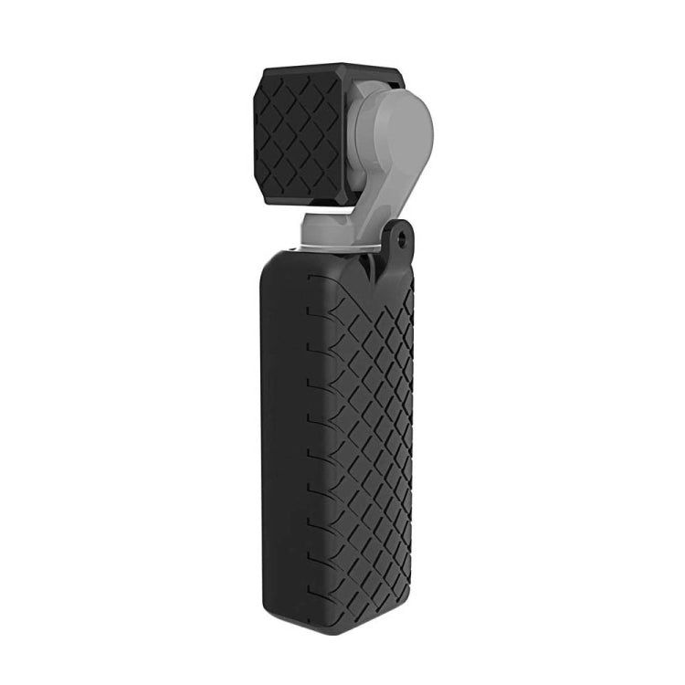 PULUZ  2 in 1 Diamond Texture Silicone Cover Case Set for DJI OSMO Pocket(Black) - DJI & GoPro Accessories by PULUZ | Online Shopping UK | buy2fix