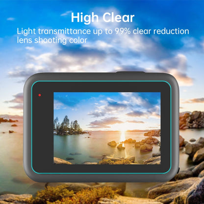 PULUZ for GoPro Hero12 Black /11 Black /10 Black /9 Black Lens + LCD Display 9H 2.5D Tempered Glass Film - Protective Film by PULUZ | Online Shopping UK | buy2fix