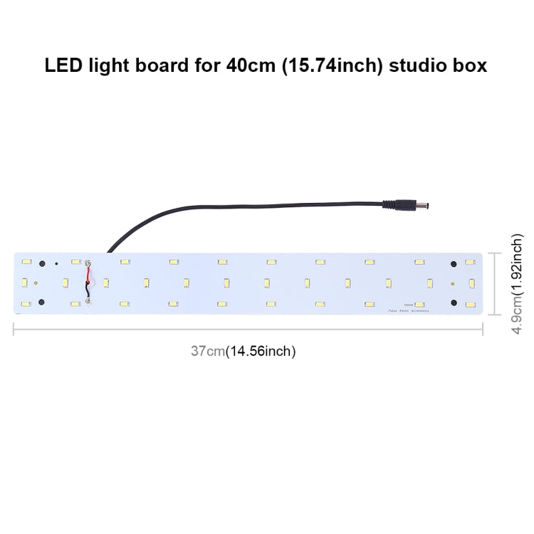 PULUZ 15W 1200LM 32 LEDs SMD 5730 5500K Aluminum Base Light Panel for 40cm Studio Tent - Camera Accessories by PULUZ | Online Shopping UK | buy2fix