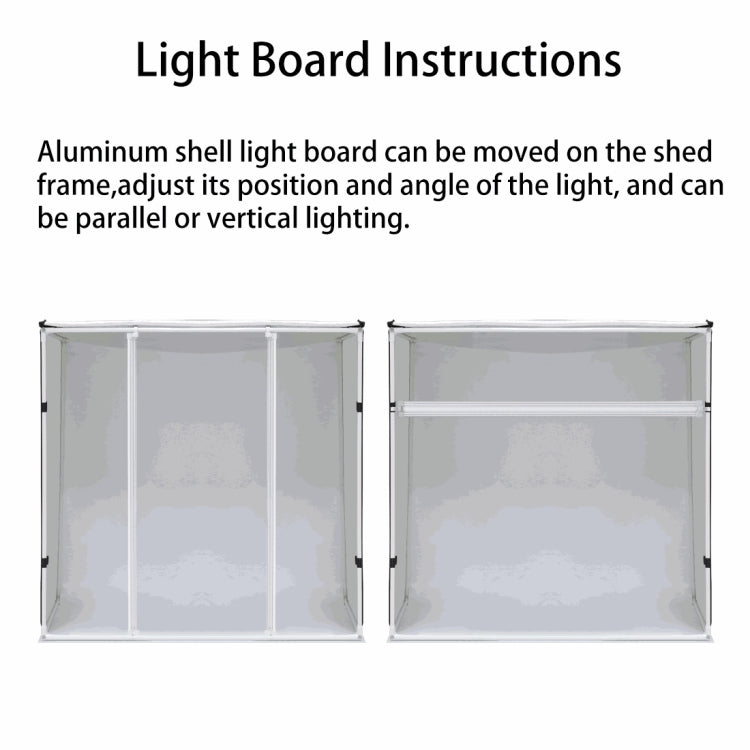 PULUZ 40W 4250LM 78 LEDs SMD 5730 5500K Aluminum Base Light Panel for 80cm Studio Tent -  by PULUZ | Online Shopping UK | buy2fix