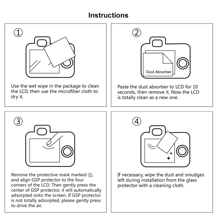 PULUZ 2.5D 9H Tempered Glass Film for Nikon D3200, Compatible with D3100 /  D3300 / D3400 / AW130S / W300, Canon SX410 / SX400 / SX430 / SX510 / SX500 / SX530 / SX170, Pentax K50 / K30 / K5 / K7 / K-01 / Samsung WB10 - Camera Accessories by PULUZ | Online Shopping UK | buy2fix