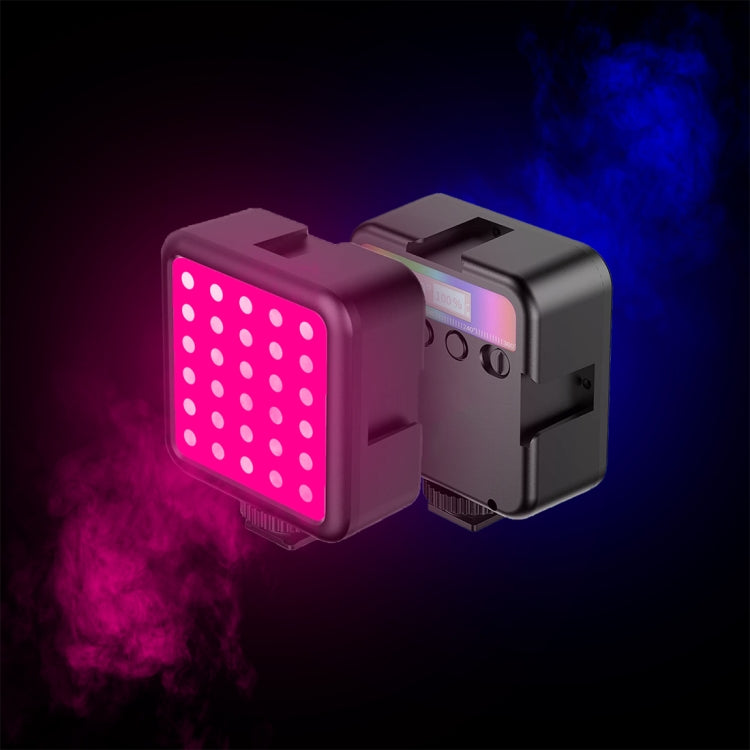PULUZ Pocket 2500-9000K+RGB Full Color Beauty Fill Light Handheld Camera Photography LED Light (Black) - Camera Accessories by PULUZ | Online Shopping UK | buy2fix