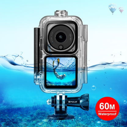 PULUZ 60m Waterproof Housing Diving Case for DJI Action 2 Camera Unit / Action 2 Power Combo / Action 2 Dual-Screen Combo(Transparent) -  by PULUZ | Online Shopping UK | buy2fix