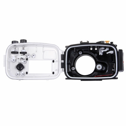 PULUZ 40m Underwater Depth Diving Case Waterproof Camera Housing for Sony A6300 (E PZ 16-50mm F3.5-5.6 OSS)(Black) - Diving Cases by PULUZ | Online Shopping UK | buy2fix